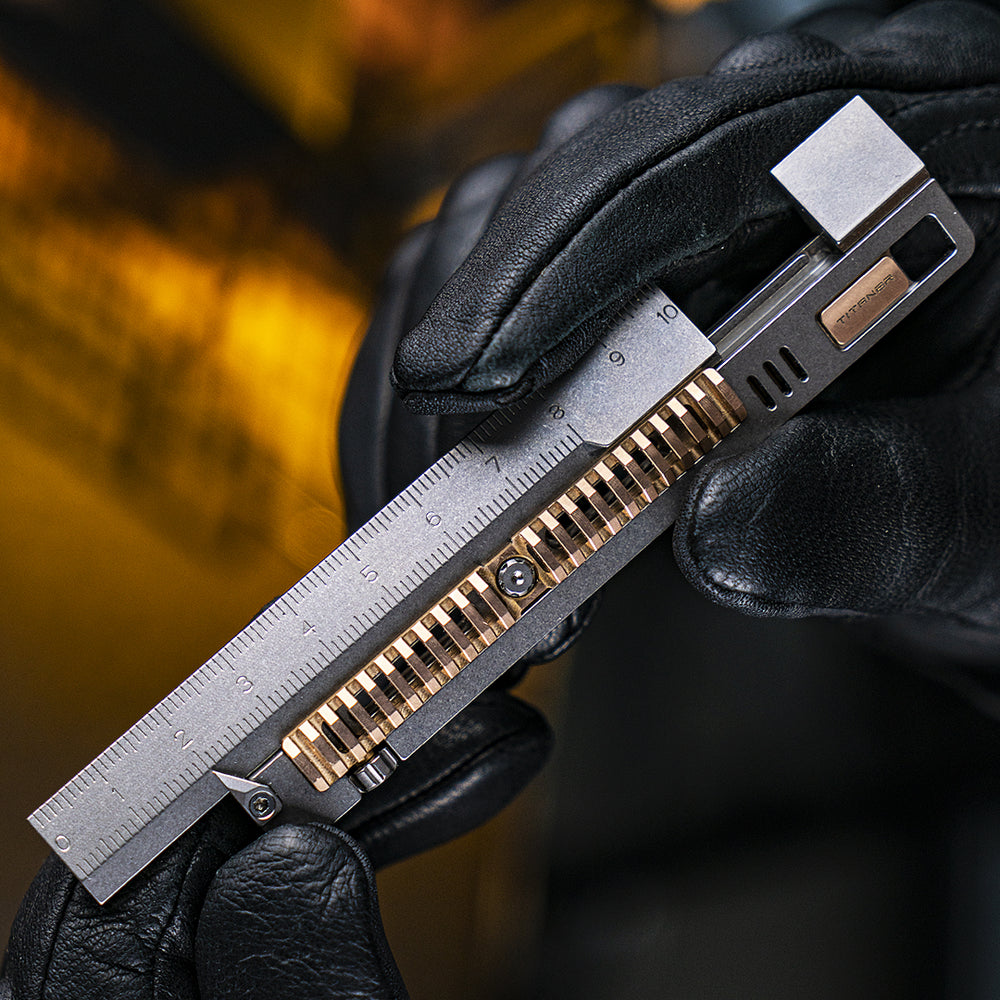 Mix 2: the Titanium EDC Ruler – Titaner