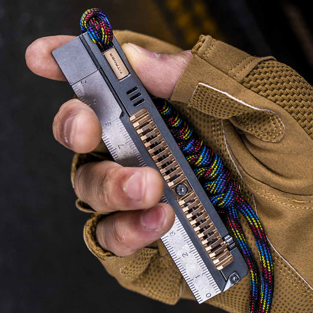 Mix 2: the Titanium EDC Ruler – Titaner