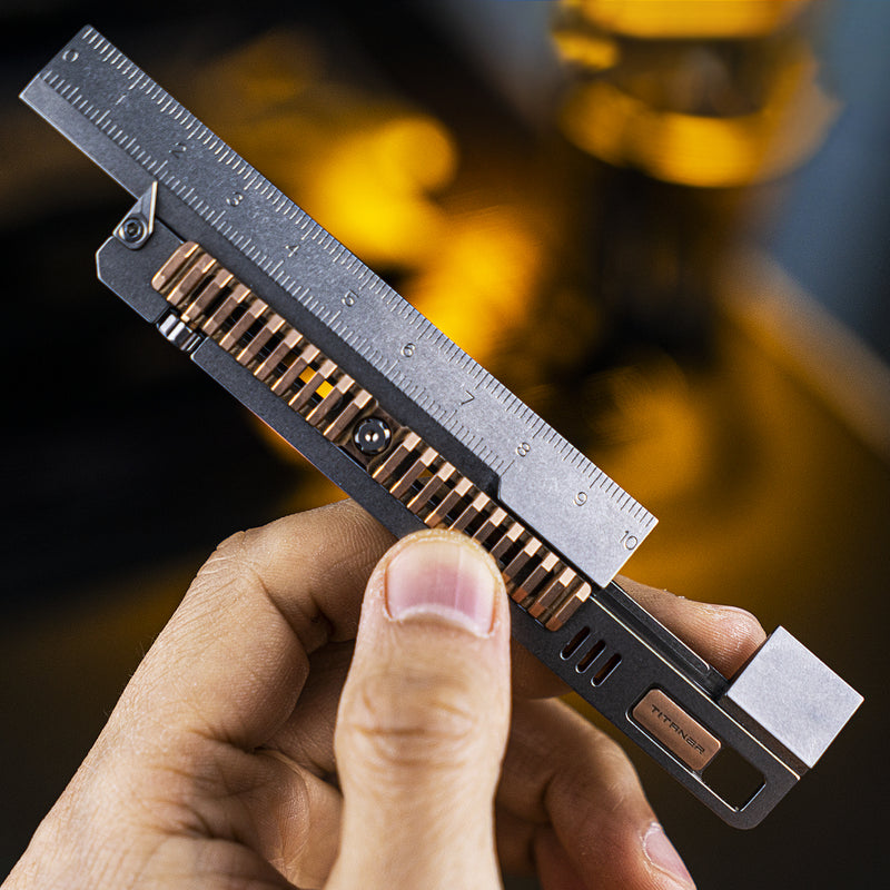 Indestructible Ruler Mix 2: the Titanium EDC Ruler – Titaner